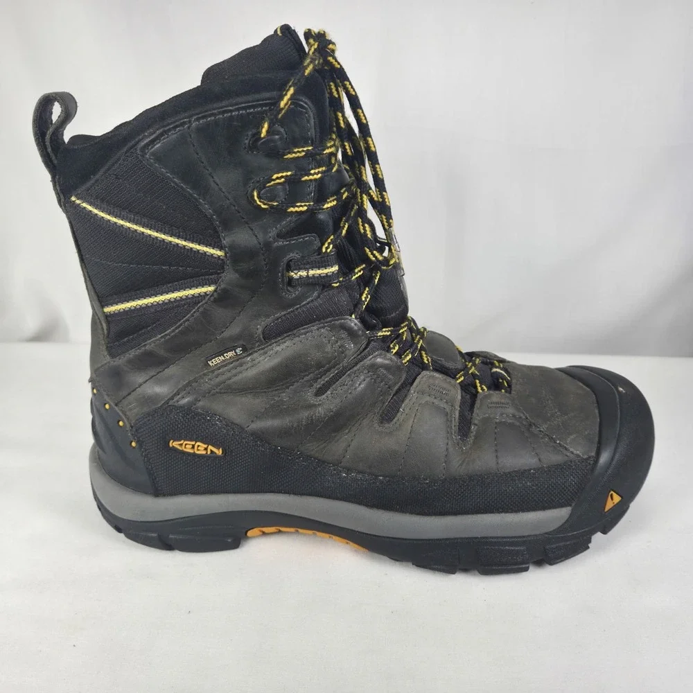 Keen Summit County 450g Insulated Toe Warm Boots Mens 11.5 Dark Gray Waterproof